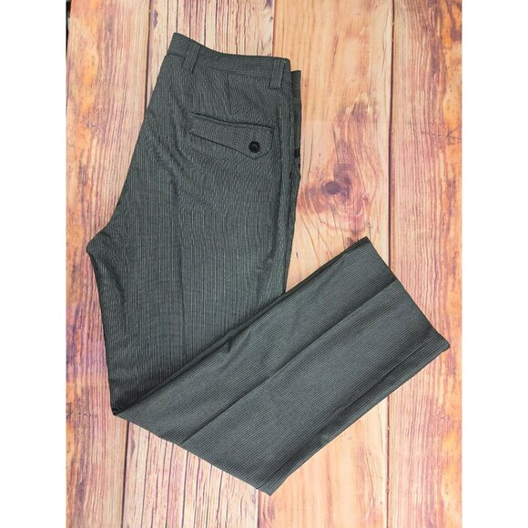 Travis Mathew Mens Pinstripe Dress Pants Size 36 X 32 Polyester/Rayon - Picture 3 of 9